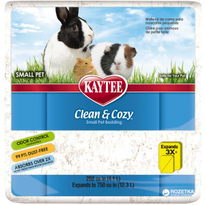 Підстилка для гризунів Kaytee Clean&Cozy White Біла Целюлозний поглинаючий 620 г (4.1 л) (071859946290) ТОП в Харкові