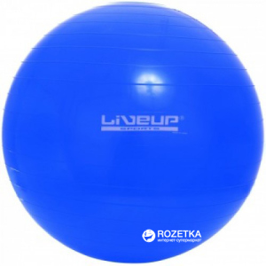 Фітбол LiveUp Gym Ball 65 см Blue (LS3221-65b) краща модель в Харкові