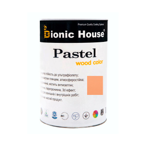 Краска для дерева PASTEL Wood Color Bionic-House 0,8л Коралл Р206 в Харькове