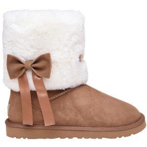 Уггі UGG Classic Short Fur Bow 117015 38 Chestnut краща модель в Харкові