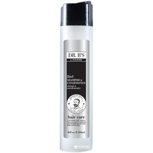 Шампунь-кондиціонер 2 в 1 Dr. B's L'Homme 2in1 Shampoo&amp;Conditioner 300 мл (755439352847) краща модель в Харкові