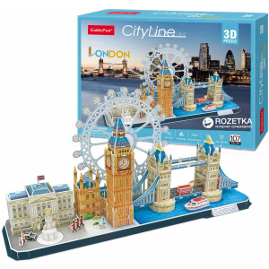 3D пазл CubicFun City Line London (MC253h) (6944588202538)