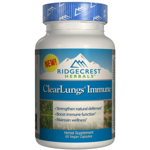 Натуральная добавка RidgeCrest Herbals Clear Lungs Immune 60 гелевых капсул (355724001391) ТОП в Харькове