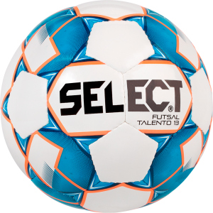 М'яч футзальний Select Futsal Talento 13 (346) Whire-Blue (5703543187140) краща модель в Харкові