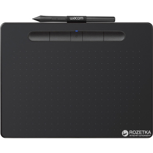 Графический планшет Wacom Intuos M Bluetooth Black (CTL-6100WLK-N)