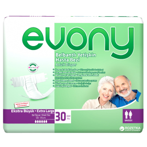 Підгузки для дорослих Evony 4 Extra Large 30 шт (8690536804092) в Харкові