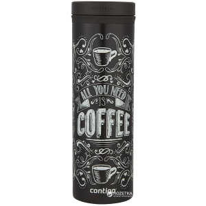 Термокружка Contigo Twist Seal Eclipse Coffee 590 мл Черная (2002764) в Харькове