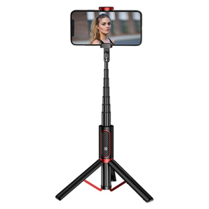 Селфи палка со штативом и Bluetooth кнопокй JOYROOM Phantom Series Tripod AB202. Black ТОП в Харькове