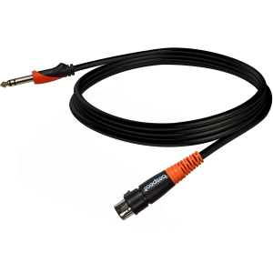 Микрофонный кабель Bespeco SLJF600 6 м Black/Orange (23-3-8-8)