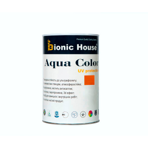 Краска для дерева Bionic-House Aqua Color UV-protect 0,8л Янтарь ТОП в Харькове