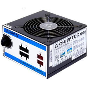 Блок питания Chieftec 750W CTG-750C, 120mm, 20+4pin, 1x4+8pin, SATA х 6, Molex 4x4pin, 2x6+2pin, кабеля модульные