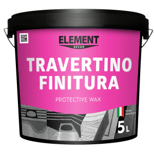 купити Захисний віск TRAVERTINO FINITURA "ELEMENT DECOR" 5 л