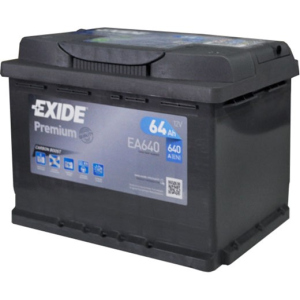 Автомобільний акумулятор Exide Premium 6СТ-64 (EA640) 64 Аг (-/+) Euro 640 А (EA640) краща модель в Харкові