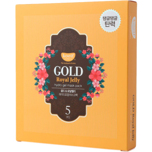 Гідрогелева маска для обличчя із золотом Koelf Gold & Royal Jelly Mask 5 х 30 г (8809239802582) краща модель в Харкові