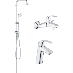 Набір змішувачів GROHE Eurosmart 123389M (23324001+27389002+33300002) ТОП в Харкові