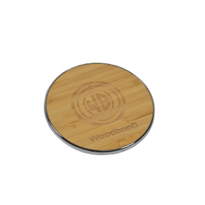 Бездротова зарядка WoodbooD Wireless Charge Smart Silver