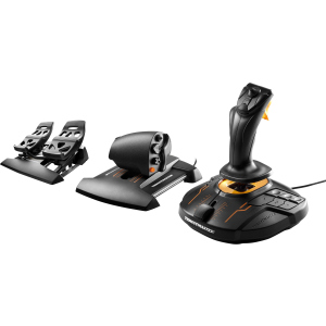 Дротовий джойстик Thrustmaster T.16000M FC Flight Pack Black/Orange (2960782) краща модель в Харкові