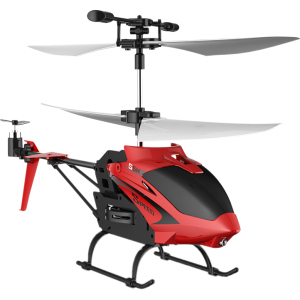 Вертолет Syma S5H 2.4 ГГц 23 см со светом, барометром и гироскопом Red (S5H_red) (6946702902980) лучшая модель в Харькове