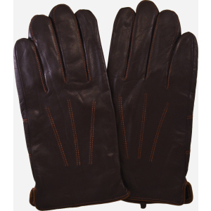 Чоловічі шкіряні рукавички Sergio Torri 1011 М 9 Коричневі (2000000013138-1) ТОП в Харкові