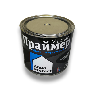 Мастика Праймер бітумно-каучуковий Aqua Protect чорна 1,8 кг (64024) рейтинг