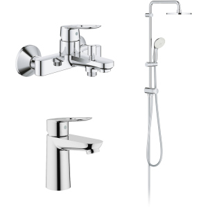 Набір змішувачів GROHE BauLoop ShowerSys 26129005 (23337000+23603000+27389002) в Харкові