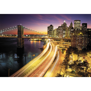 Фотошпалери паперові Komar New York City Lights 368х254 см 8 сегментів (8-516)