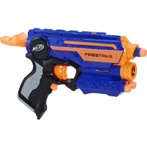 Бластер Hasbro Nerf Элит Файрстрайк Голубой (53378_голубой) лучшая модель в Харькове