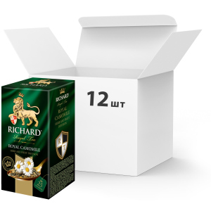 Упаковка чая фруктово-травяного Richard Royal Camomile 25 пакетиков х 12 шт (4823063703451) ТОП в Харькове