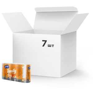 Упаковка бумажных полотенец Grite Family 2 слоя 83 листа 7 шт по 4 рулона (4770023348590) лучшая модель в Харькове