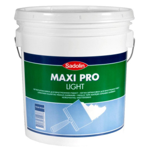 Легка шпаклівка для внутрішніх робіт Sadolin Maxi Pro Light Білий 17 л ТОП в Харкові