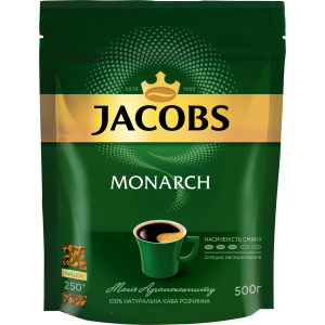 Кофе растворимый Jacobs Monarch 500 г (8714599108932) лучшая модель в Харькове