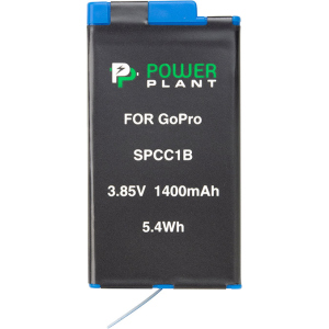 Аккумулятор PowerPlant GoPro SPCC1B 1400 мАч (CB970346) в Харькове