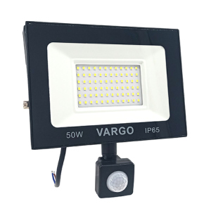 LED прожектор з датчиком руху VARGO 50W 220V 6500K краща модель в Харкові