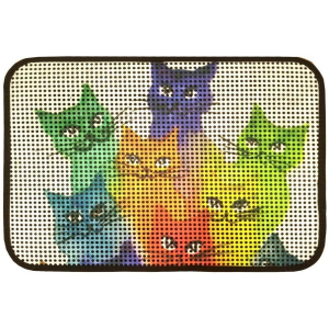 Килимок під туалет IzziHome Catsline Renkli Kediler 40x60 (2200000553515) краща модель в Харкові