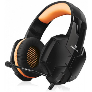 Навушники Real-El GDX-7700 Surround 7.1 Black-orange (EL124100016) в Харкові