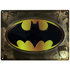 Металева картина ABYstyle DC Comics Batman (28x38) (ABYPLA012) ТОП в Харкові