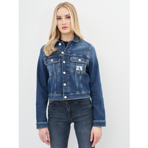 Джинсова куртка Calvin Klein Jeans Cropped 90'S Denim Jacket J20J215381-1BJ S Denim Dark (8719853611180) ТОП в Харкові