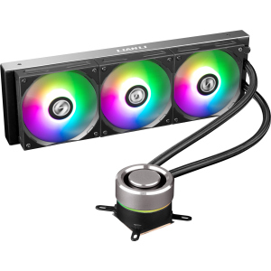 Система рідинного охолодження Lian Li Galahad AIO 360 Black Liquid Cooler with RGB (G89.GA360B.00) ТОП в Харкові