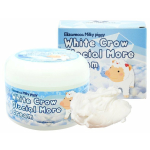 Крем для обличчя Повітряний Elizavecca Milky Piggy White Crow Glacial More Cream 100 мл (8809339905374)