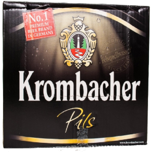 Упаковка пива Krombacher Pils светлое фильтрованое 4.8% 0.33 л х 24 шт(4008287058161) в Харькове