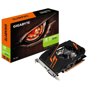 Відеокарта GeForce GT1030, Gigabyte, OC, 2Gb DDR5, 64-bit, DVI/HDMI, 1544/6008MHz (GV-N1030OC-2GI) в Харкові