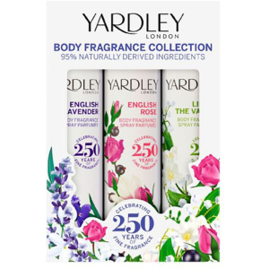 Набір для жінок Yardley Body Spray Trio 3 х 75 мл (5056179301764) в Харкові