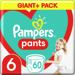 Подгузники-трусики Pampers Pants Размер 6 (15+ кг) 60 шт (8001090995179_8006540068526) в Харькове