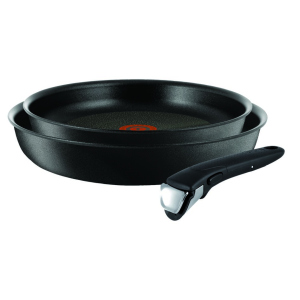 Набір сковорідок Tefal Ingenio Expertise 24 та 28 см + знімна ручка (L6509205) ТОП в Харкові