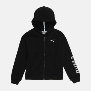 Толстовка дитяча Puma Alpha Sweat Jacket 58136601 140 см Black (4062451047795) ТОП в Харкові