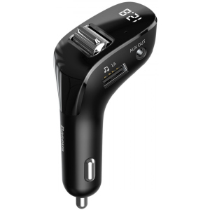 FM-трансмиттер Baseus Streamer F40 Bluetooth FM Launcher 15W 2 USB (CCF40-01) лучшая модель в Харькове