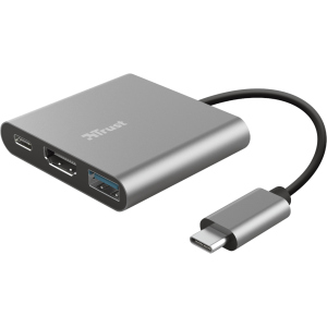 USB-хаб Trust Dalyx 3-in-1 Multiport USB-C Adapter (23772) лучшая модель в Харькове