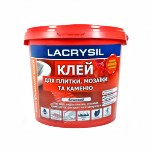 Клей для плитки та мозаїки Lacrysil 15кг надійний