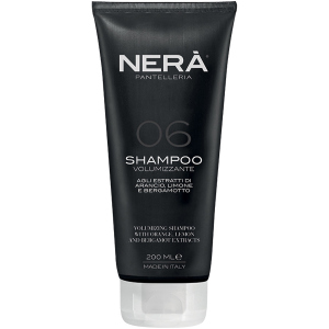 Шампунь для надання об'єму Nera Pantelleria '06 Volumizing Shampoo With Orange, Lemon And Bergamot Extracts з екстрактами апельсина, лимона та бергамоту 200 мл (8056098240394)