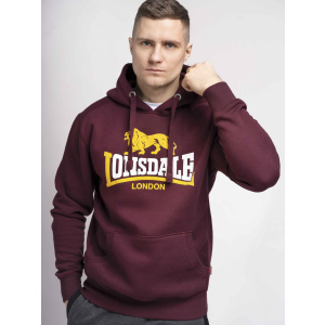 Худі Lonsdale THURNING 116030-2003 XL OxBlood (4251522353372) ТОП в Харкові